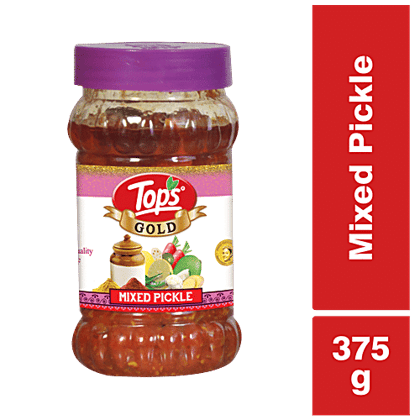 Tops Pickle - Gold Mixed, Spicy Condiment, Accompaniment For Meals