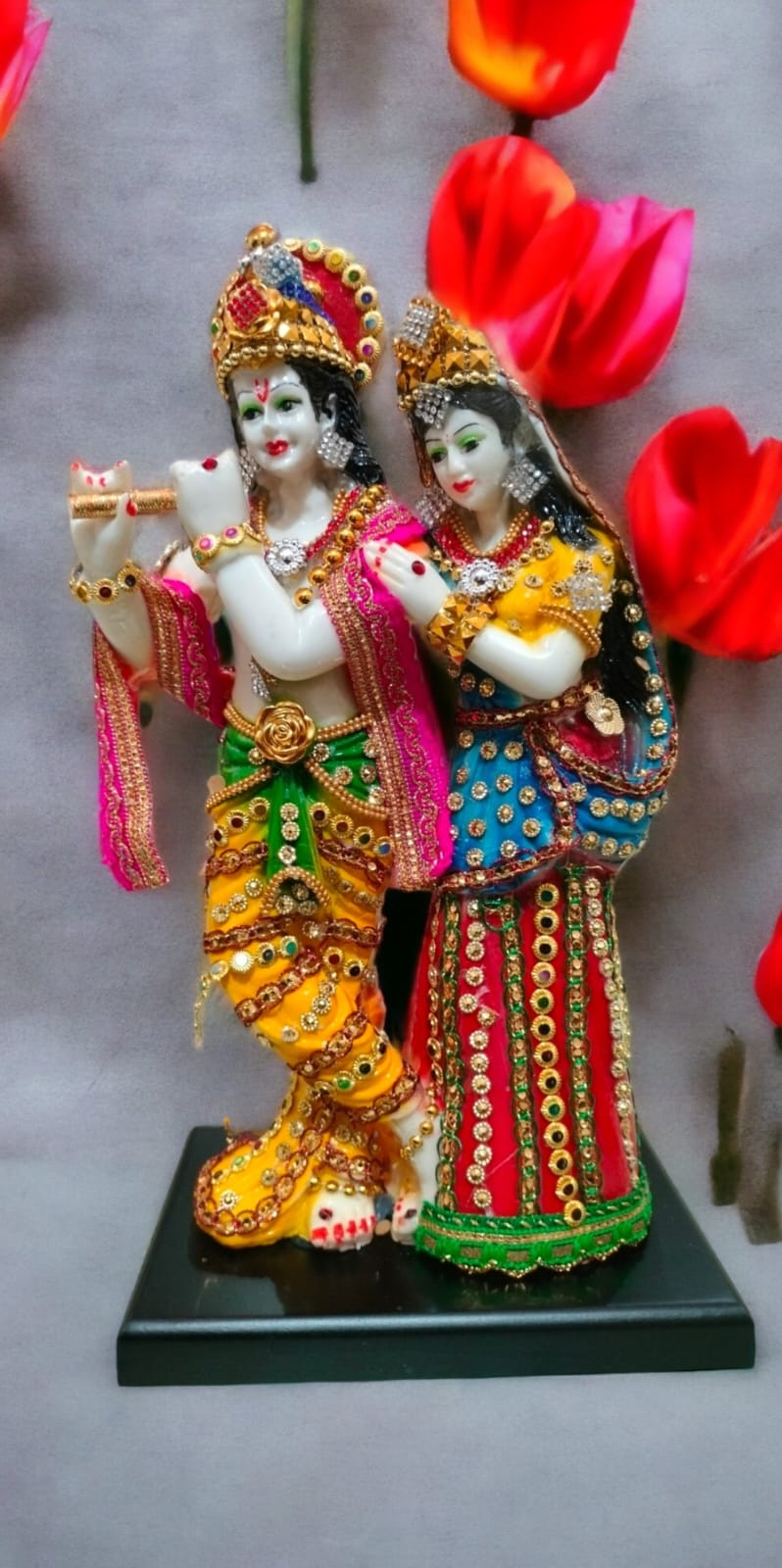 Radha Krishna Standing Meena