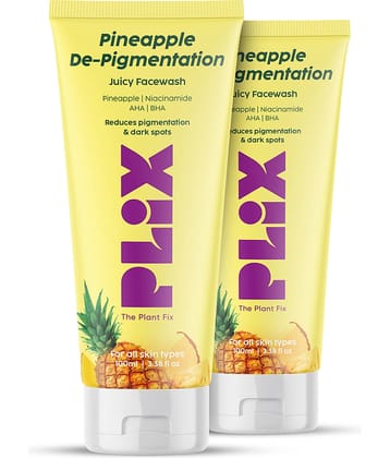 Plix 5% Pineapple Foaming Facewash For Depigmentation & EvenToned Complexion Face Wash(200 ml)