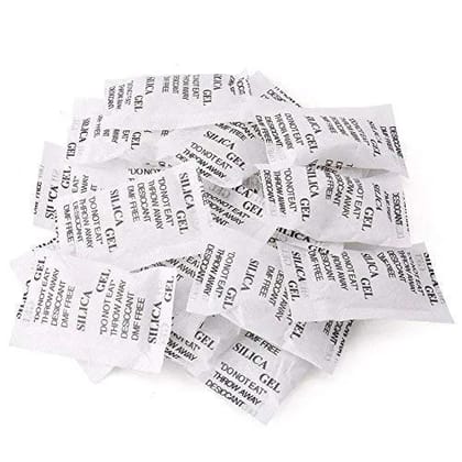 EHOP Silica Gel Packets Desiccant Dehumidifiers - Rechargeable Paper -5 Gram 160 Packs
