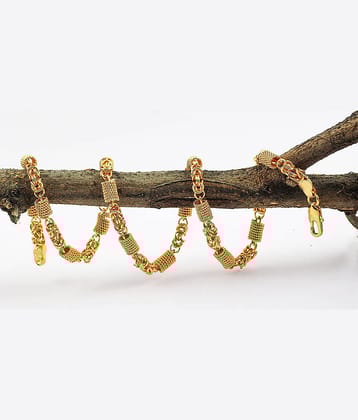 FASHION FRILL Gold Plated Brass Chain ( Pack of 1 )