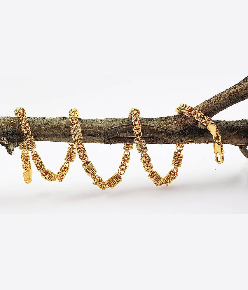 FASHION FRILL Gold Plated Brass Chain ( Pack of 1 )