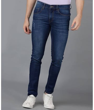 Urbano Fashion - Blue Denim Slim Fit Men's Jeans ( Pack of 1 )