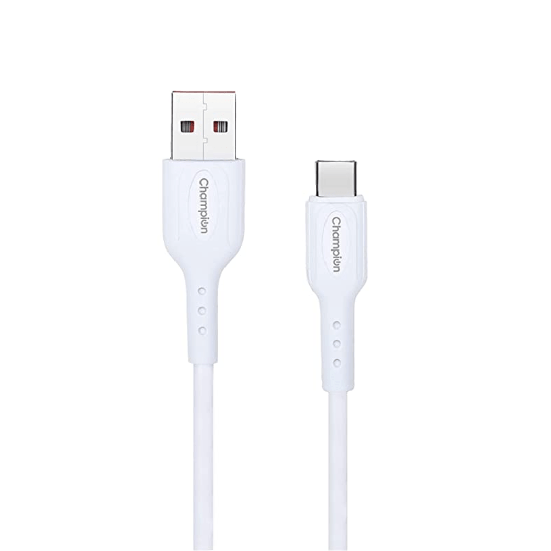 Champion USB to Type-C 3Amp Charging Cable PVC 30 CM for all Android & USB Type-C Devices