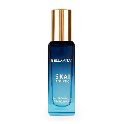 Bella Vita Luxury Skai Aquatic | Long Lasting Unisex EDC 20ml | with Bergamot, Lavender & Patchouli | Woody Premium Fragrance Perfume for Men & Women Bella Vita Luxury Skai Aquatic | Long Lasting Unisex EDC 20ml | with Bergamot, Lavender & Patchouli | Wo