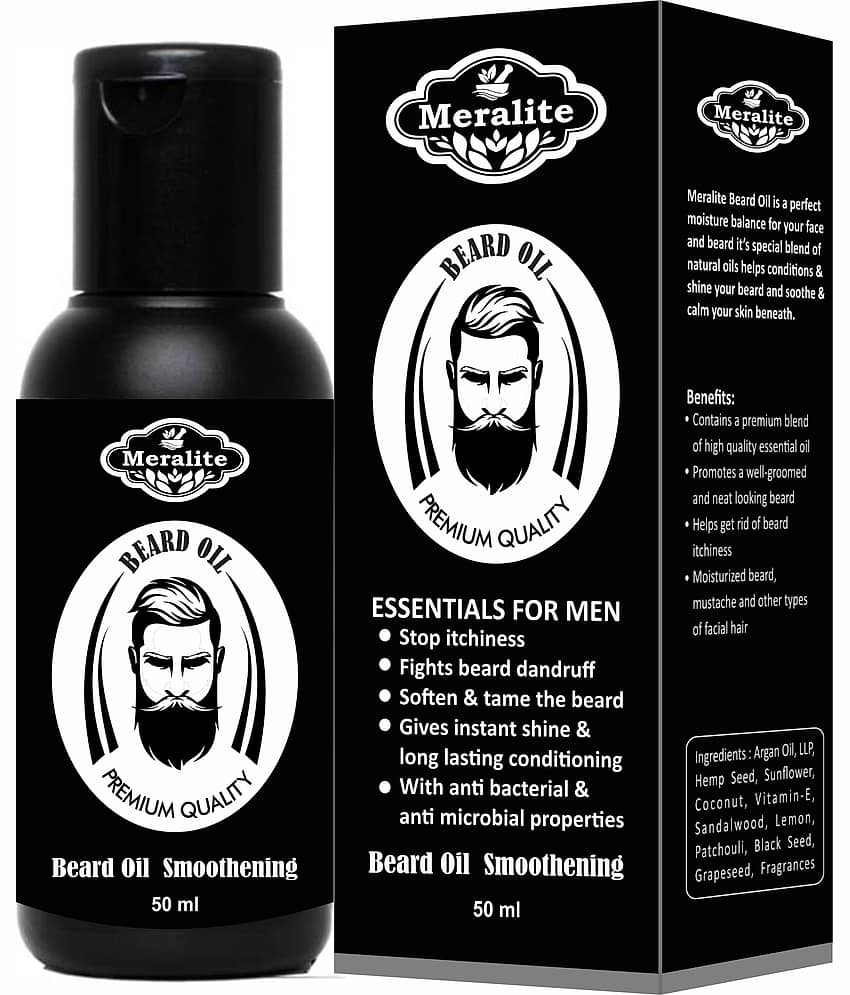 MERALITE - 50mL Promotes Beard Growth Beard Oil ( Pack of 1 )
