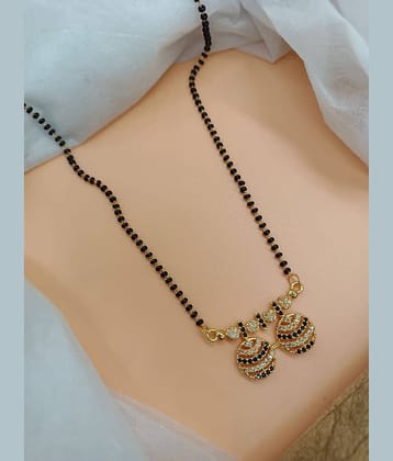 shankhraj mall Golden Mangalsutra ( Pack of 1 )