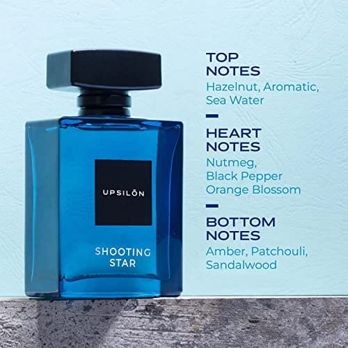 UPSILON Shooting Star Eau De Parfum Premium Long Lasting Fresh & Powerful Fragrance Spray Travel Friendly Luxury Parfum Scent | Mens Perfume |100ml - Pack Of 1