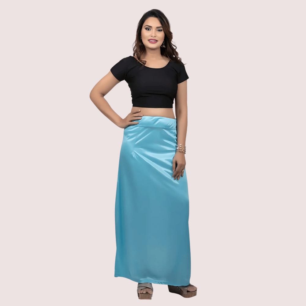 Ladies' Silk Slip Saree Glossy silk Underskirt for her - Sarees | Buy online on ZillyBuy