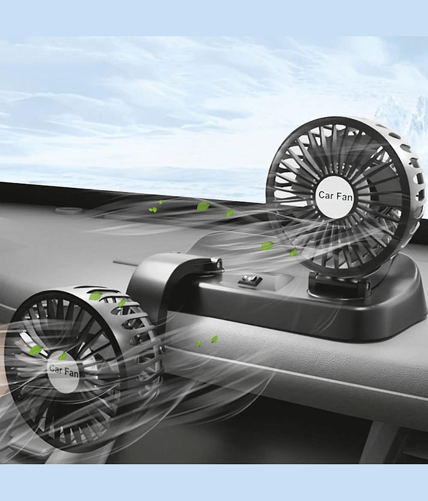 AKSMIT Dashboard Fan Black