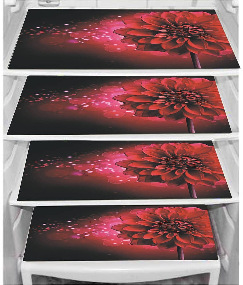 - Multicolor PVC Fridge Mats ( Pack of 4 )