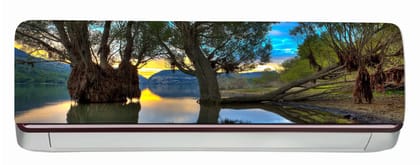 DreamKraft Beautiful Ocean View AC Sticker (Multicolor PVC Vinyl, 30cm X 91cm)