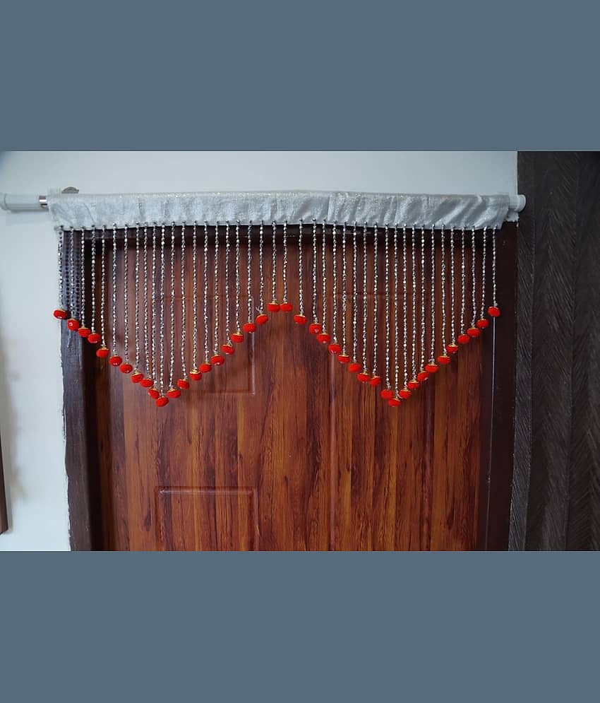 PINDIA Single Window Solid String Curtain