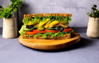 Spiced Cottage Cheese Mango Sandwich
