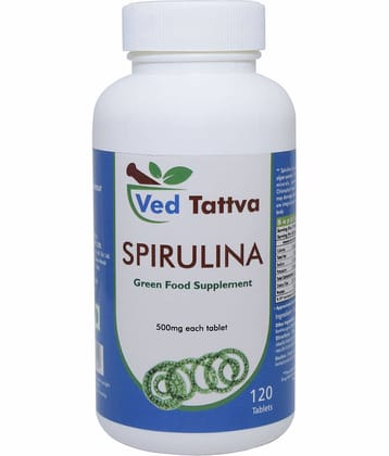 Ved Tattva Spirulina Tablet 120 No.S Pack of 1