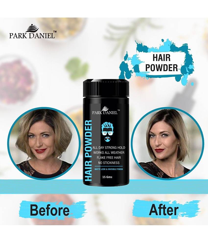 Park Daniel Hair Styling Powder for Voluminous Thin Hair with Matte Finish Clay 15 gm