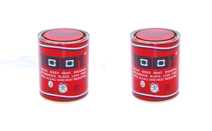 1001 RMP BRUSHING BITUMENS, LEAD FREE ALKALI AND H.R, | WATERPROOFING & PROTECTIVE COATING | IS : 158 CERTIFIED | ANTICORROSIVE COATING BLACK,Heat Resisting Passes the test at 300 C - COMBO (2 X 1LTR) 1001 RMP BRUSHING BITUMENS, LEAD FREE ALKALI AND H.R, | WATERPROOFING & PROTECTIVE COATING | IS : 158 CERTIFIED | ANTICORROSIVE COATING BLACK,Heat Resisting Passes the test at 300 C - COMBO (2 X 1LTR)