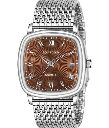 LOUIS DEVIN - Silver Metal Analog Men's Watch