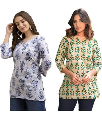 AK FASHION MALL Women Viscose Rayon Printed Straight Kurti ( Multicolor2 )