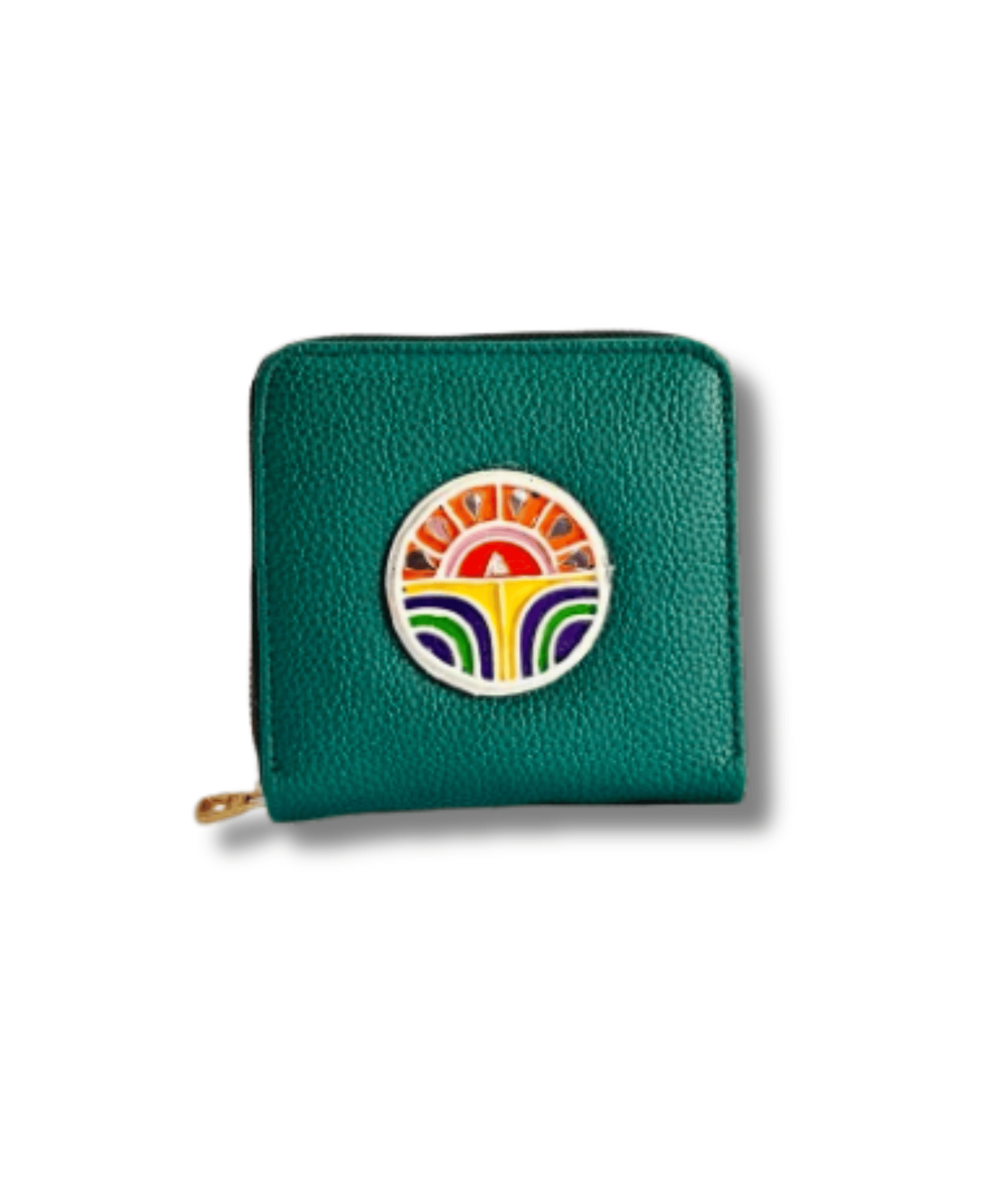 Sunflower Mini Lippan Art Handcrafted Wallet