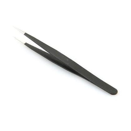 Stainless Steel Precision Tweezer ESD Safe | Anti-Static, Fine-Tip for Electronics & Jewelry Work Stainless Steel Precision Tweezer ESD Safe | Anti-Static, Fine-Tip for Electronics & Jewelry Work