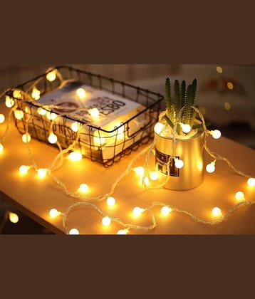 MIRADH 5M 20 LED Battery Operated String Lights Yellow