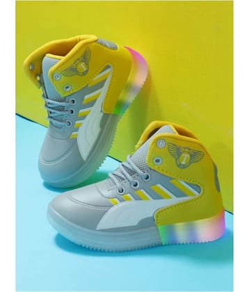 ICONIC ME - Yellow Boy's LED Shoes ( 1 Pair )