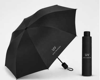 AllWeather UV Compact Umbrella – Lightweight Folding Travel Umbrella with UV Protection, Water-Repellent Canopy, Wind-Resistant Frame, and Portable Design for Everyday Use. Perfect for travel, commuting, and protection from sun and rain.