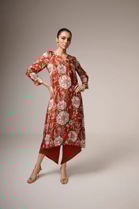 Fariha Kurta Set-XS / Without Dupatta