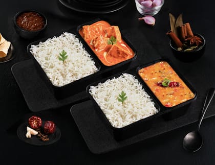 Dal Makhani Mini Rice Bowl + Butter Paneer Mini Rice Bowl
