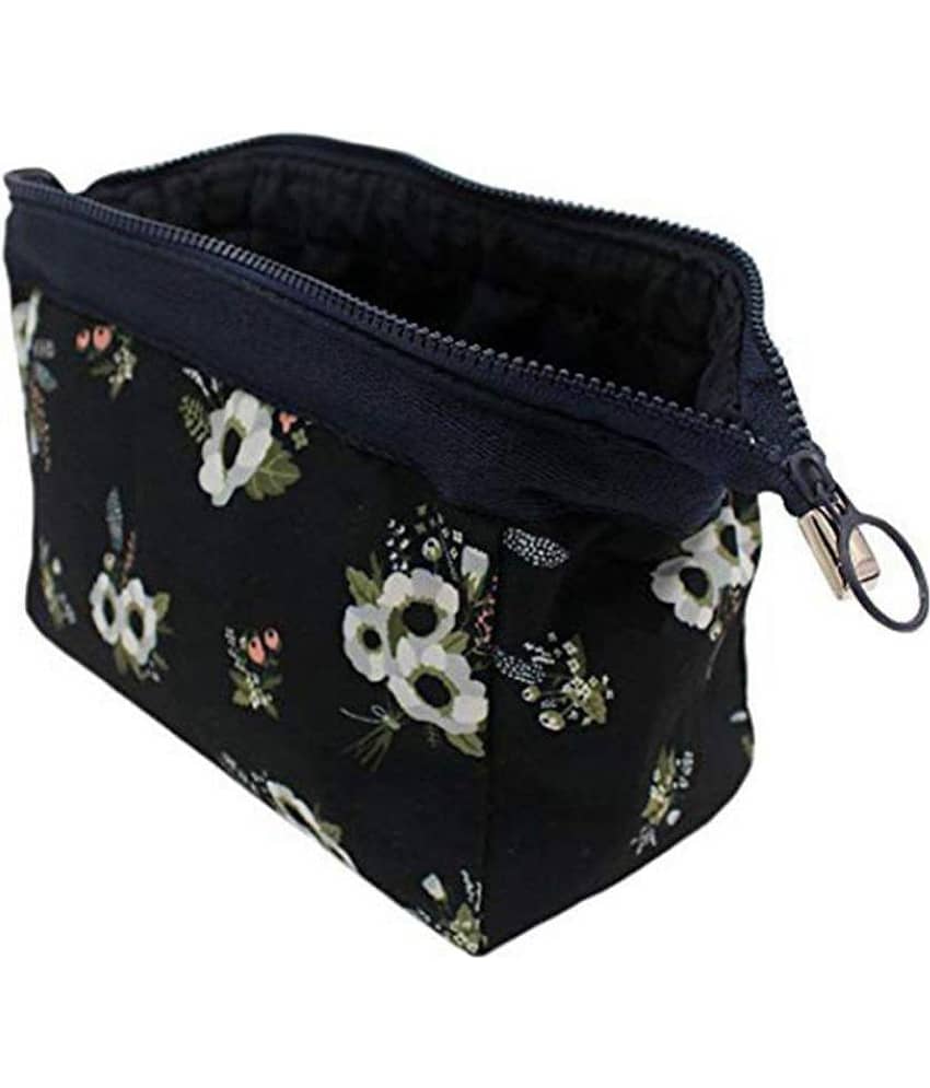 House Of Quirk Blue Toiletry Kit Carry Case Portable Cube Purse