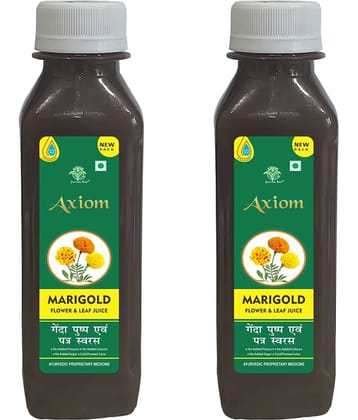 Axiom_Ayurveda Marigold Juice pack of 2 |100% Natural WHO-GLP,GMP,ISO Certified Product