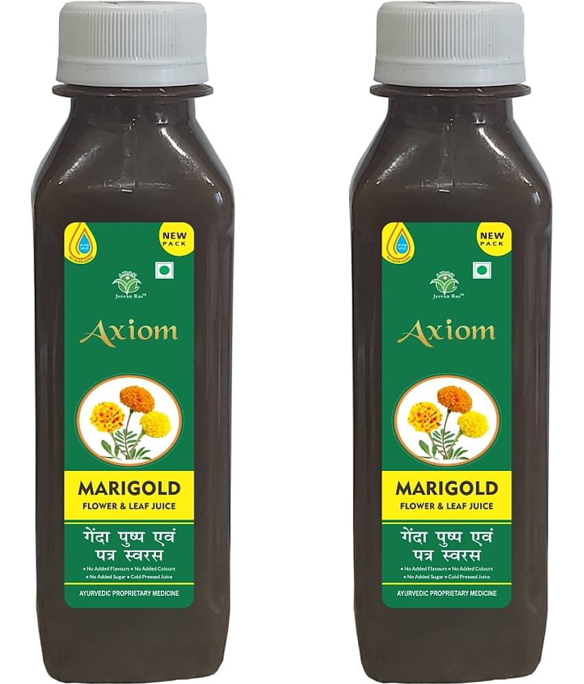 Axiom_Ayurveda Marigold Juice pack of 2 |100% Natural WHO-GLP,GMP,ISO Certified Product