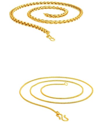 shankhraj mall Gold Plated Chains Combo ( Set of 1 )