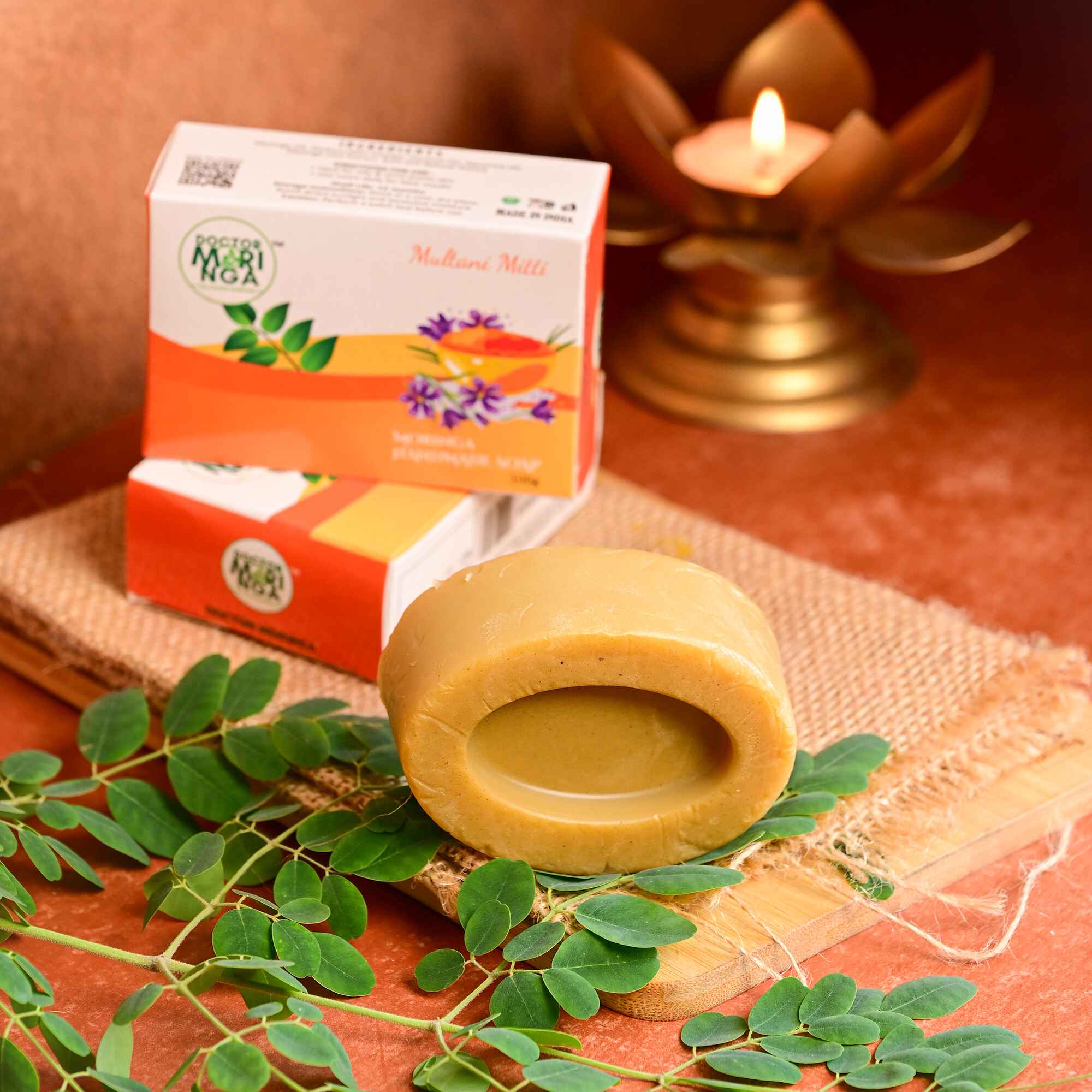 MORINGA HANDMADE MULTANI MITTI SOAP (COMBO OF 4)