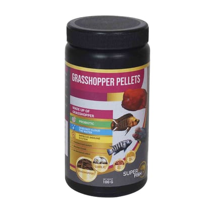 Superfish Grasshopper Pellets, 100 gm