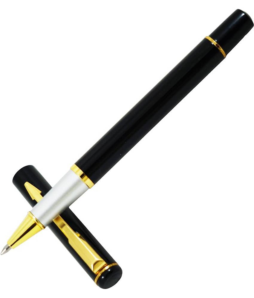 Auteur 801 Black Metal Body Smooth and Elegant Roller Ball Pen.