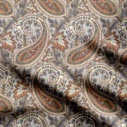 Parisi paisley persimmon-Cotton