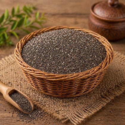 Natural Nutrient-Packed Chia Seeds (250g) | Omega-3 & Fiber Rich | Daily Nutrition & Smoothies Natural Nutrient-Packed Chia Seeds (250g) | Omega-3 & Fiber Rich | Daily Nutrition & Smoothies