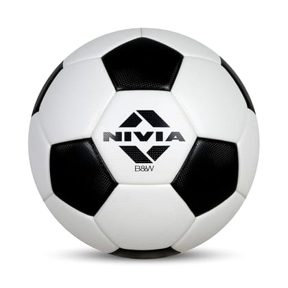 Nivia B & W Football (Size - 5) by Total Sporting And Fitness Solutions Pvt Ltd