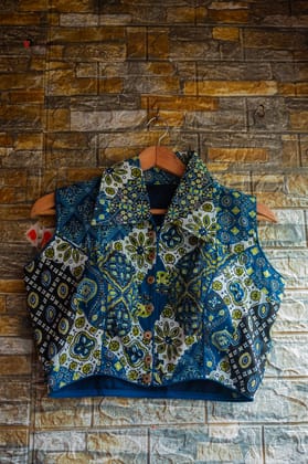 Ajrakh blouse-L