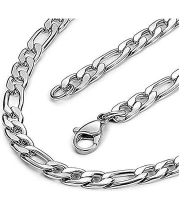 FASHION FRILL Silver Plated Chain ( Set of 1 )