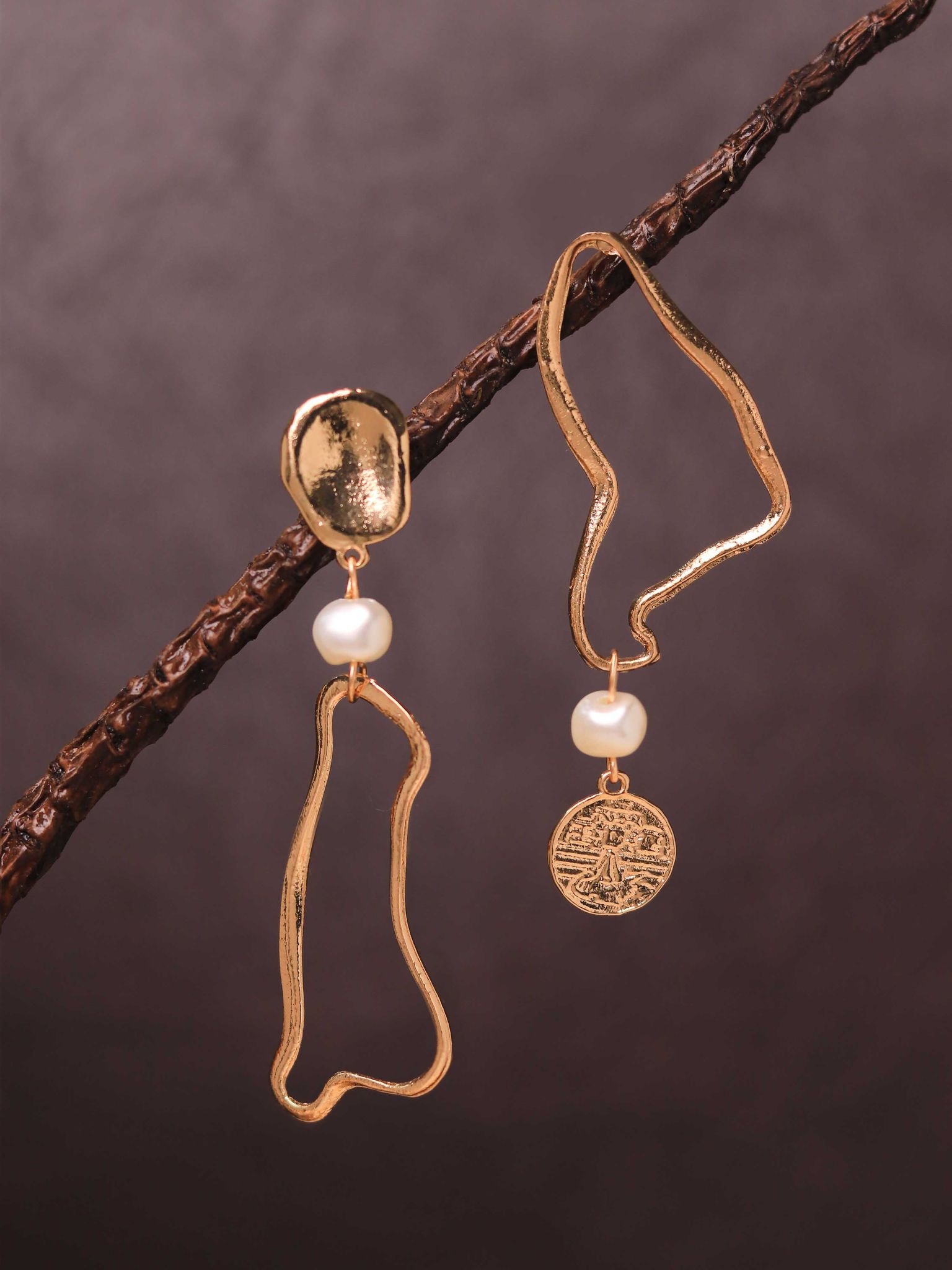 Geo Mismatch Statement Earring
