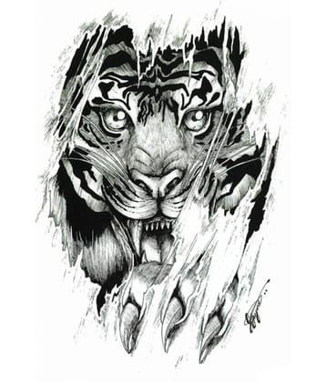 The Canvas Arts Temporary Body Tattoo