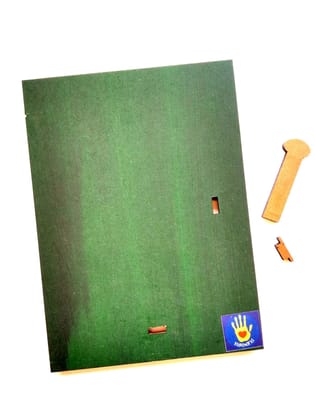 Spring Fiesta Photo Frame with bottle green Borders