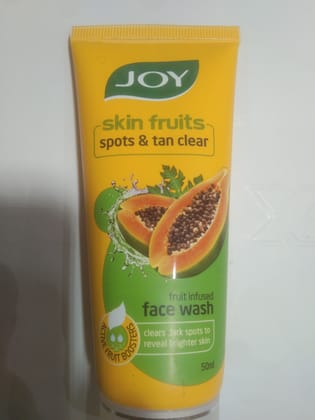 Joy spots & tan clear face wash