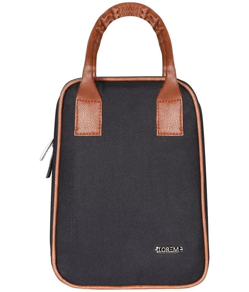 Lorem Black Lunch Bags ( 1 Pc ) - Black