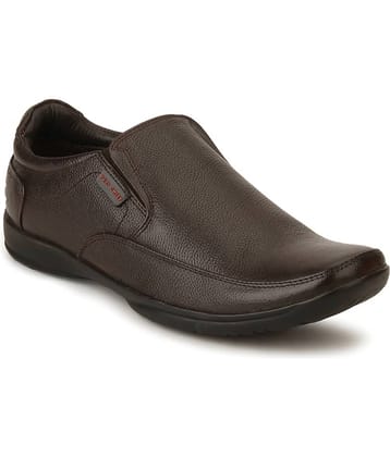 Red Chief Brown Men's Slip On Formal Shoes