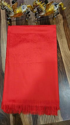 100% Wool Blend Pain Color With Jacquard Shawl(Royal Colors)-168x86 cm