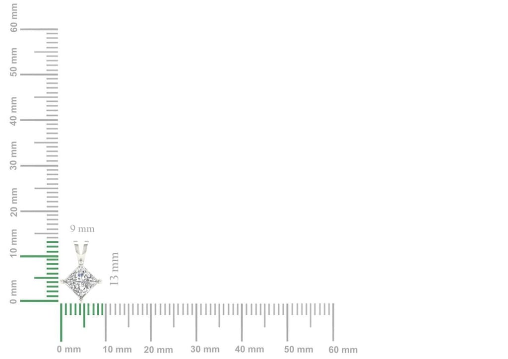 Classic Princess Solitaire Necklace